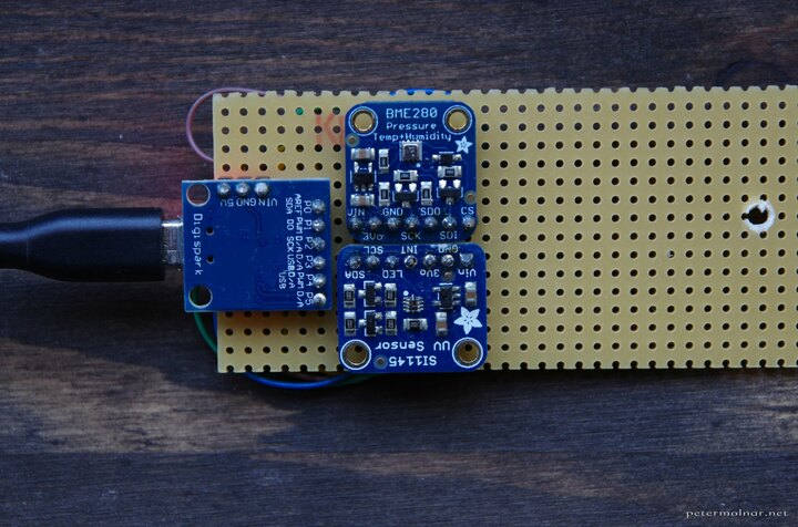 digispark-attiny85-bme280-si1145 digispark-attiny85-bme280-si1145